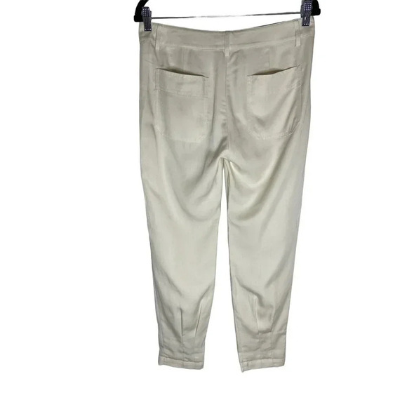 Vince Ivory Twill Cargo Pants -sz 4 - Picture 5 of 13